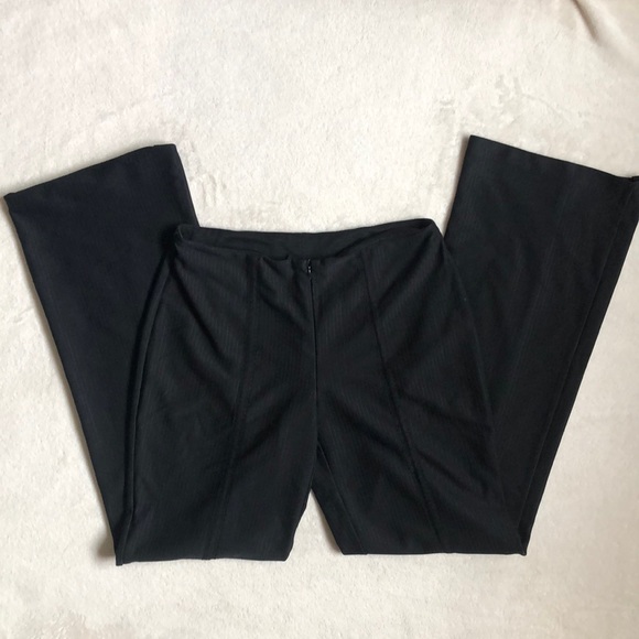 Express Pants - Express Black Lace Detail Business Casual Straight Leg Slacks Pants